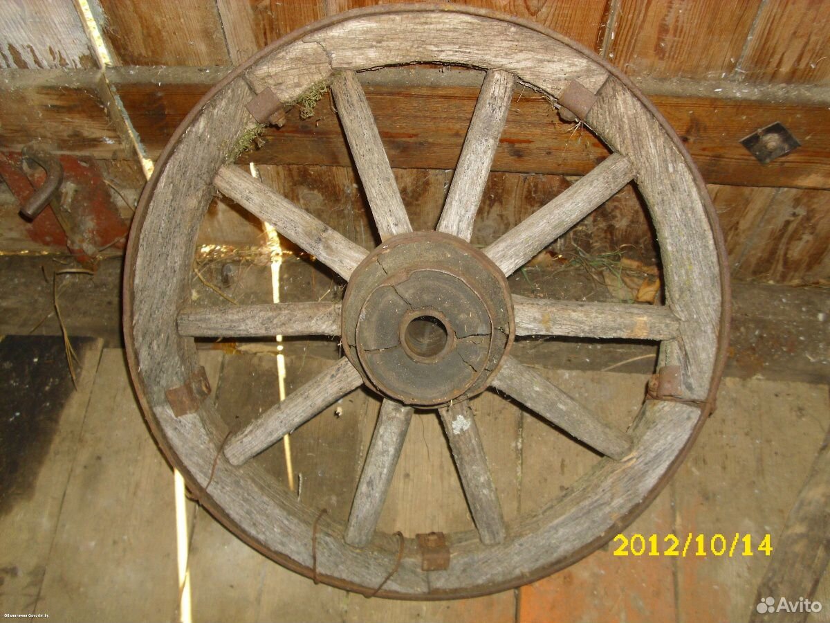 Деревянные колёса для телеги купить на Зозу.ру - фотография № 1