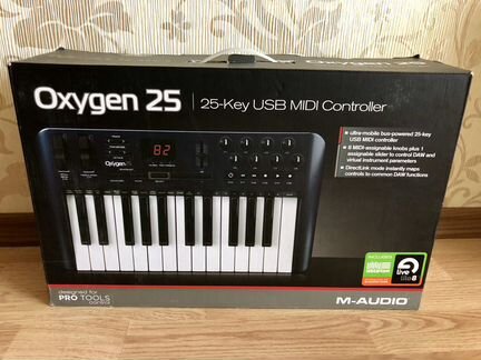 Midi клавиатура M-Audio Oxygen 25