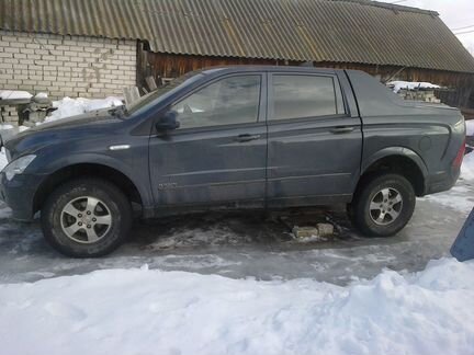 SsangYong Actyon Sports 2.0 МТ, 2010, битый, 79 008 км
