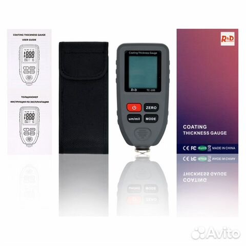 Толщиномер R&D TC100, серый. Новый