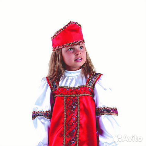 Русский народный костюм для девочки. Магазин