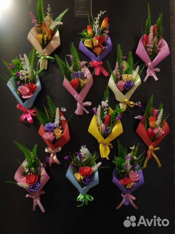 Мини-букет на магните