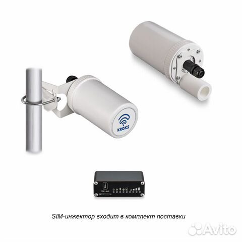 Роутер Kroks Rt-Pot rsim DS mQ-EC с SMD модемом