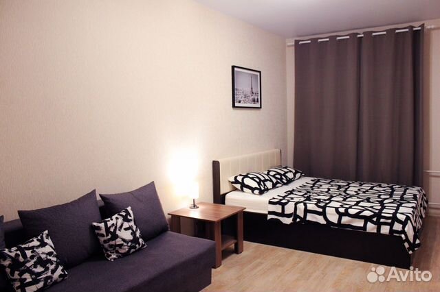 

1-к. квартира, 38 м², 3 кровати