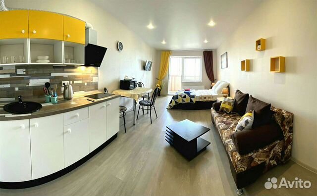 

Квартира-студия, 36 м², 2 кровати