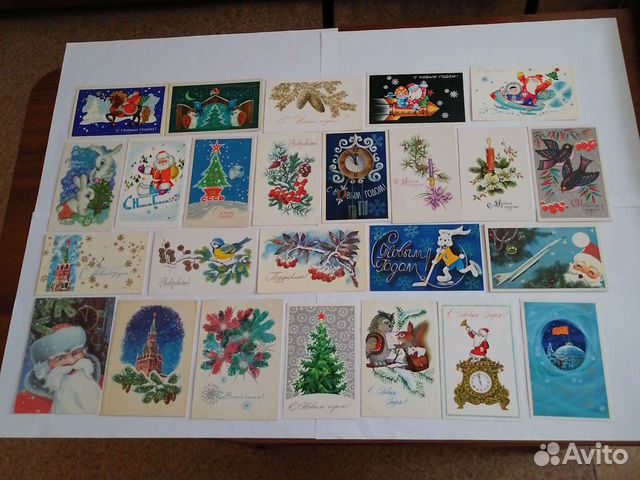 Открытки новогодние. Голубев, Гамбургер