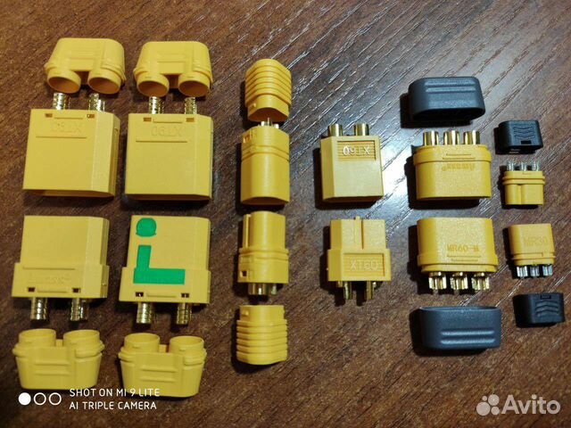 Коннекторы разъемы Amass Xt60 MT60 MR30 XT90 EC5