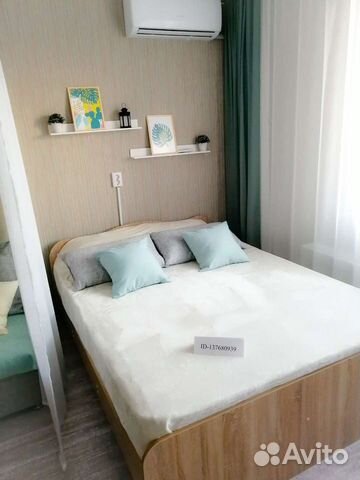 

Квартира-студия, 28 м², 2 кровати