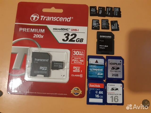 Карта памяти SD и MicroSD