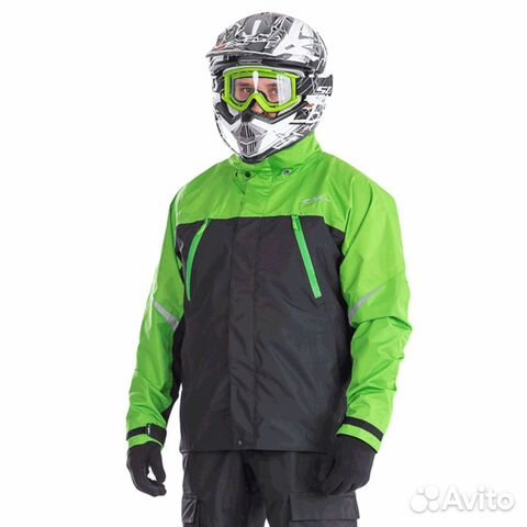 Мембранная куртка для ATV - quad black-green