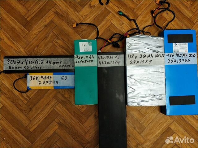Аккумуляторы для электросамокатов