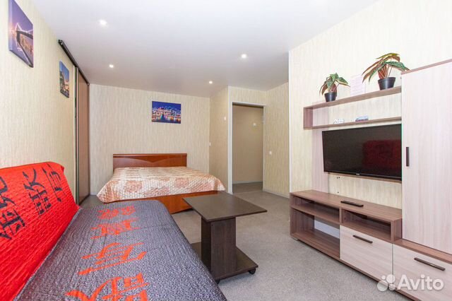 

1-к. квартира, 38 м², 2 кровати