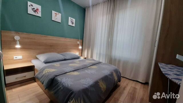 

1-к. квартира, 34 м², 2 кровати