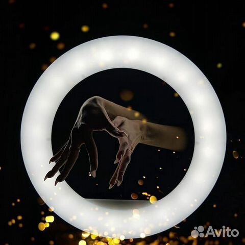 Кольцевая профессиональная лампа 45 см