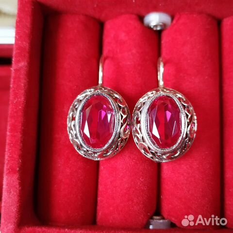 Серьги серебро 925 пробы СССР