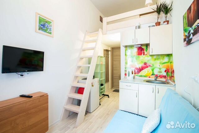 

Квартира-студия, 25 м², 2 кровати