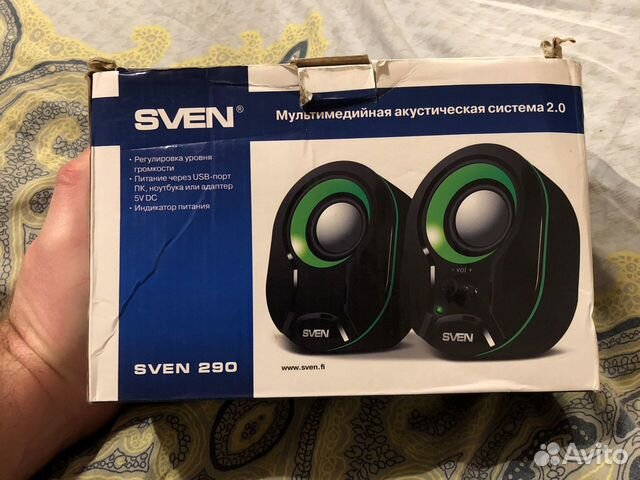 Компьютерные колонки sven