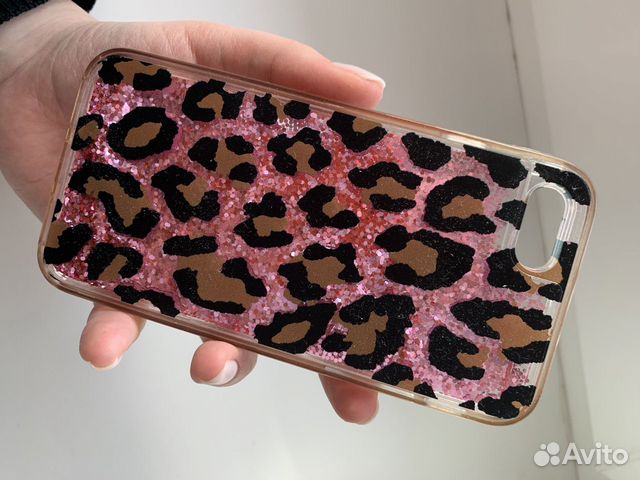 Чехол на iPhone 7 с глитером