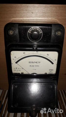 Вольтметр Э381 1964г. СССР