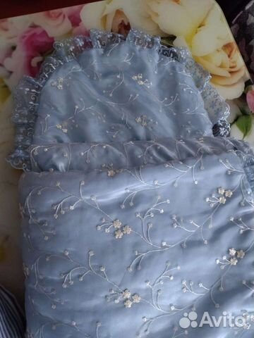 Конверт на выписку для мальчика зимний