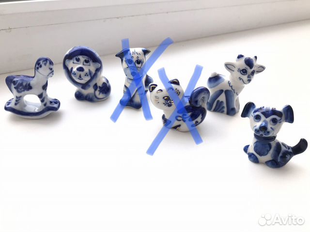 Фигурки статуэтки гжель и другие
