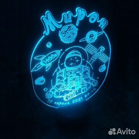 3D светильники, детские ночники