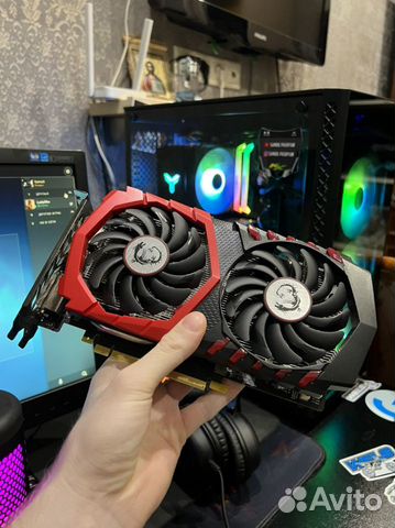 Видеокарта MSI GTX 1050 TI 4gb