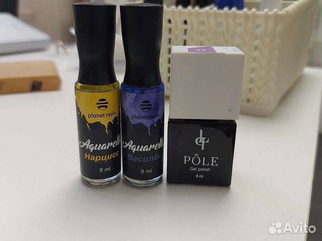 Жидкая акварель для ногтей