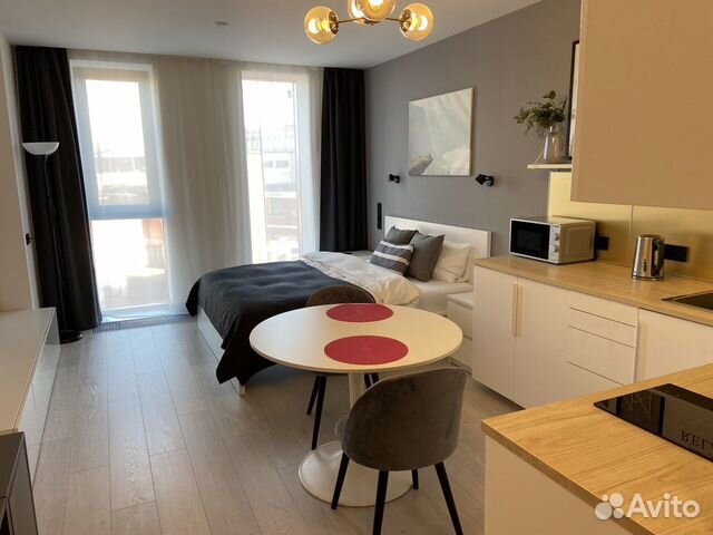 

Квартира-студия, 30 м², 1 кровать