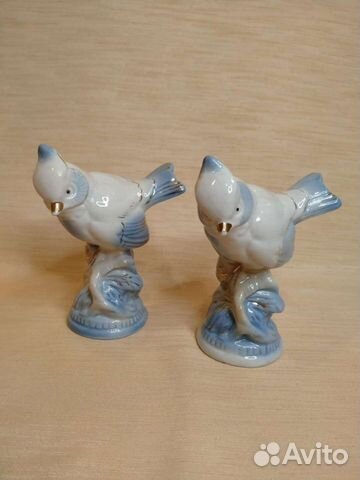 Статуэтка Синица/Синичка Гжель