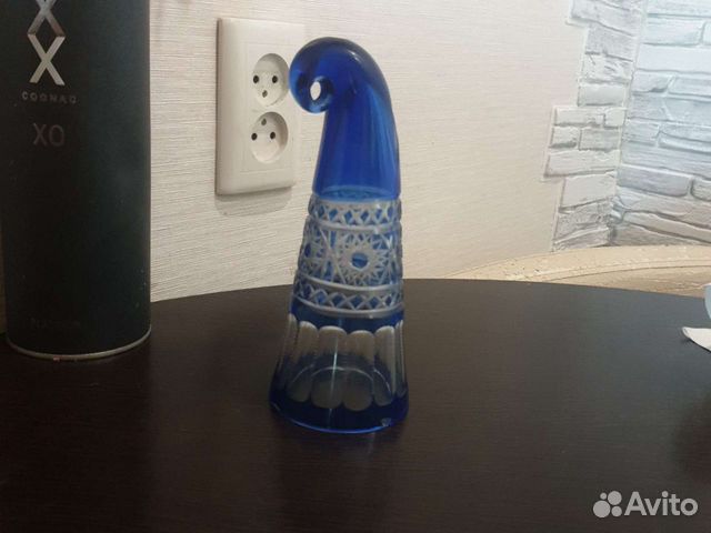 Винтаж: 01676 Бокал рог хрусталь Дятьковский завод