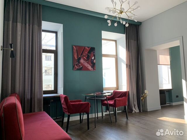 

1-к. квартира, 42 м², 2 кровати