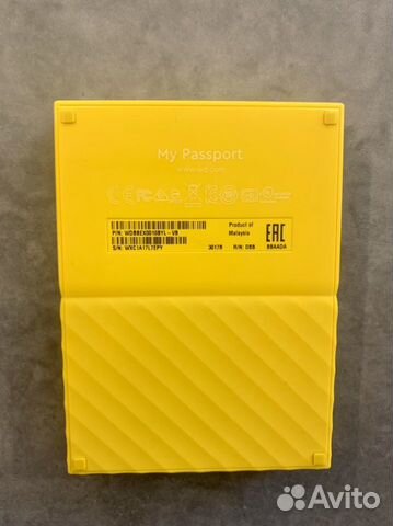 Внешний жесткий диск 1Tb My Passport 2018 от WD