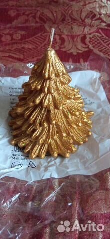 Свеча новогодняя