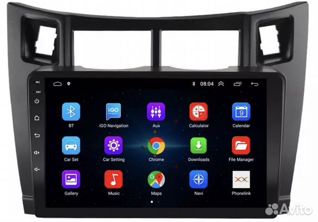 Магнитола Android Toyota Yaris 2005-2012