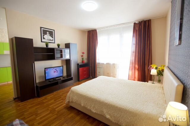

1-к. квартира, 45 м², 2 кровати