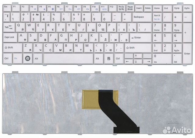 Fujitsu lifebook AH530 AH531 NH751 белая