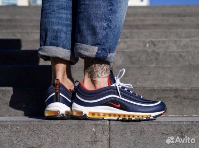 Оргинальные кроссовки Nike Air Max 97 Habanero Red