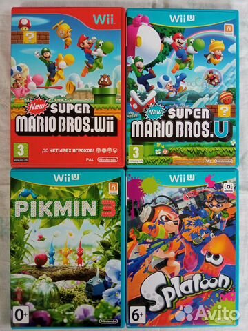 New Super Mario Bros. Wii U Splatoon Pikmin 3