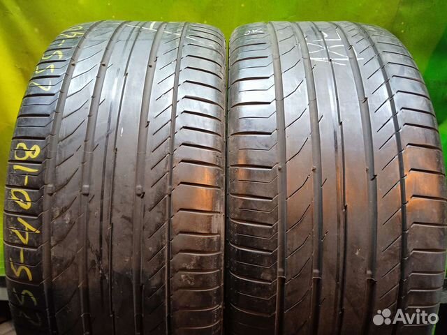 Continental ContiSportContact 5P 255/40 R18, 2 шт