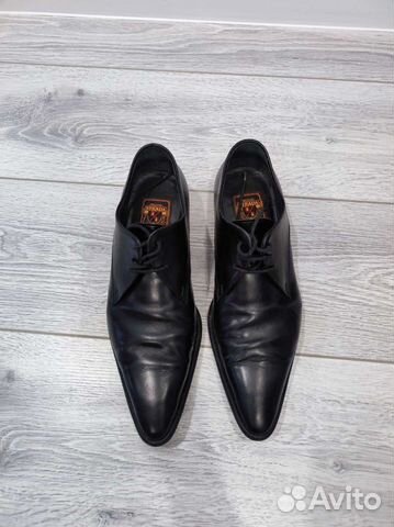 Мужские кожаные туфли strada(италия). 41 размер
