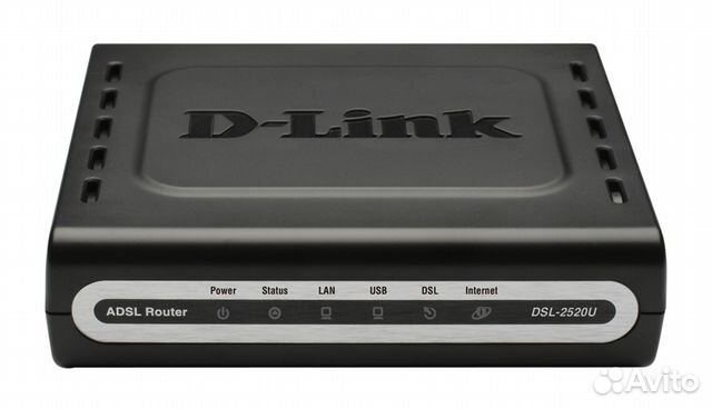 Маршрутизатор D-Link DSL-2520U