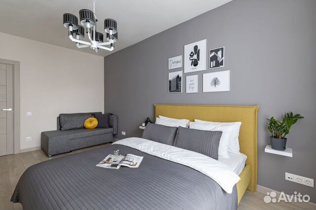 

1-к. квартира, 37 м², 2 кровати