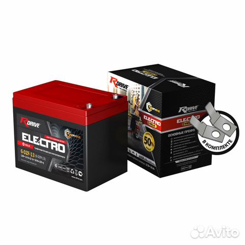 Аккумулятор R-Drive Electro Velo 18Ач 6-DZF-13