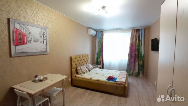 

Квартира-студия, 28 м², 1 кровать