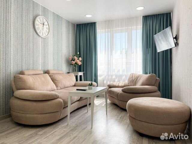 

1-к. квартира, 45 м², 2 кровати
