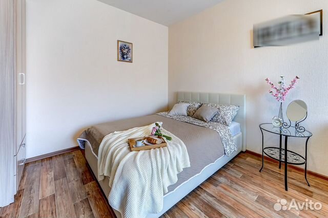 

1-к. квартира, 40 м², 2 кровати
