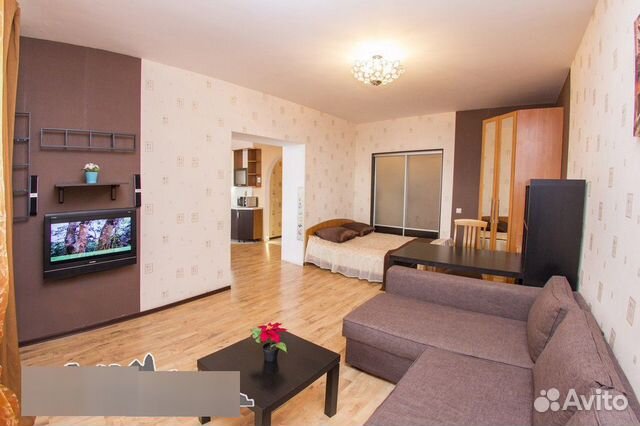 

1-к. квартира, 60 м², 3 кровати