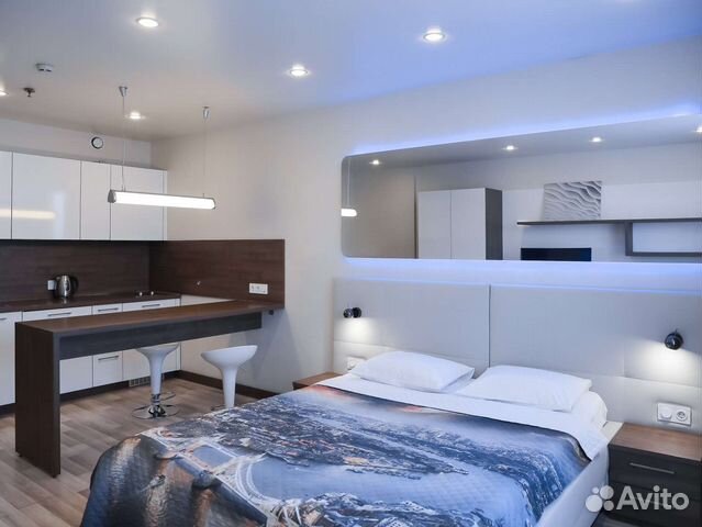 

Квартира-студия, 29 м², 2 кровати
