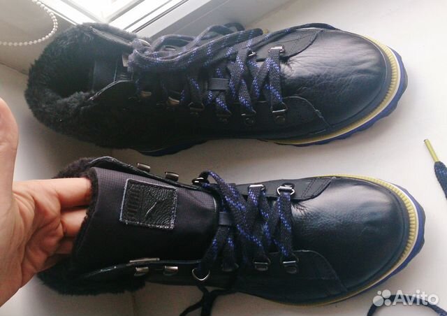 Кроссовки кеды кожа Puma утепл. 38 39 40 р. новые
